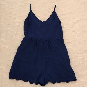 Navy romper